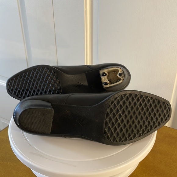 💎 Vintage What’s What Black shoes with stretch laces (slip on) Size 9 💎 - Picture 6 of 8